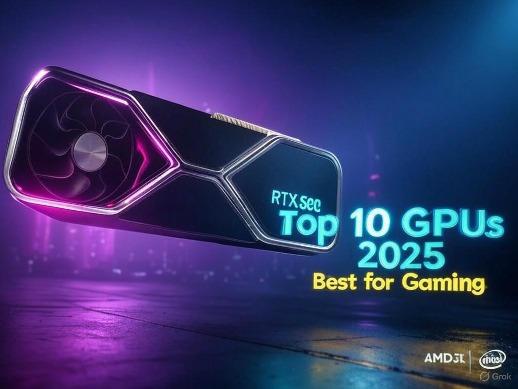 A high-tech GPU with 