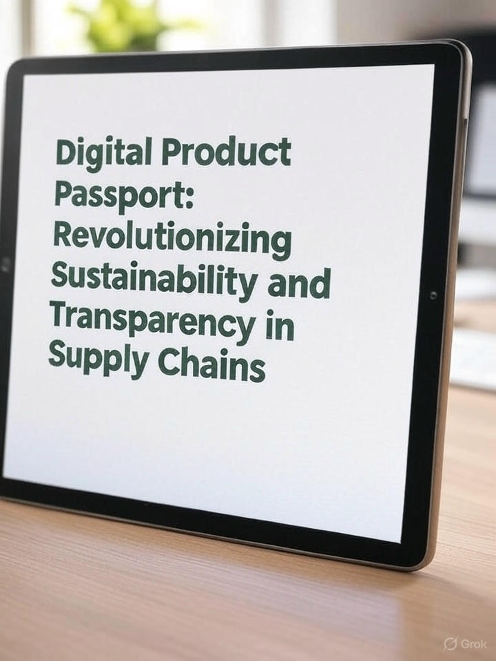 Digital product passport Revolutionizing and sustainability and Transparency in supply chains