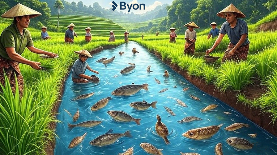 History of Rice-Fish Farming 