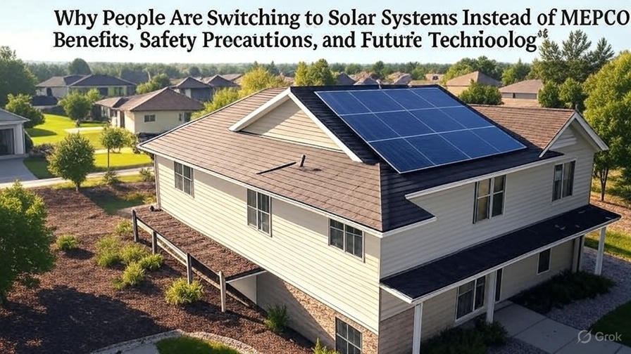 Why People Are Switching to Solar Systems Instead of MEPCO: Benefits, Safety Precautions, and Future Technology